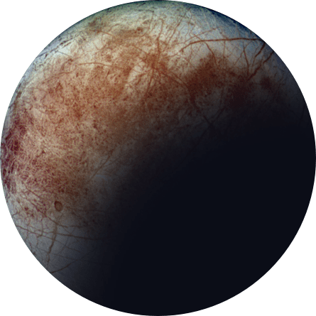 an image for the planet ( i'm not really sure if it's a plant) europa